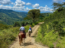 Colombia-Coffee Zone-Mountains and Waterfalls in Central Andes